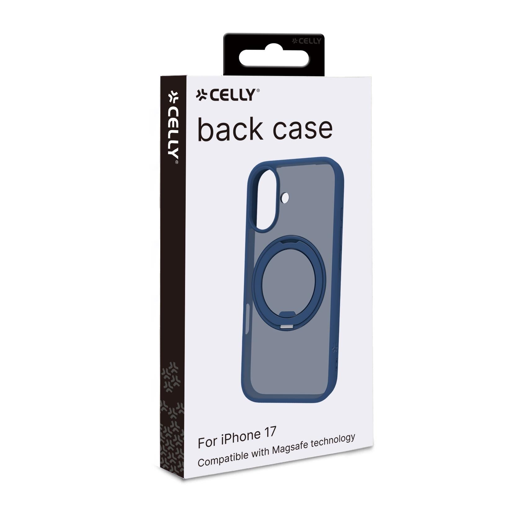 Celly MAGSTAND iPhone 17 Blue MagSafe Case