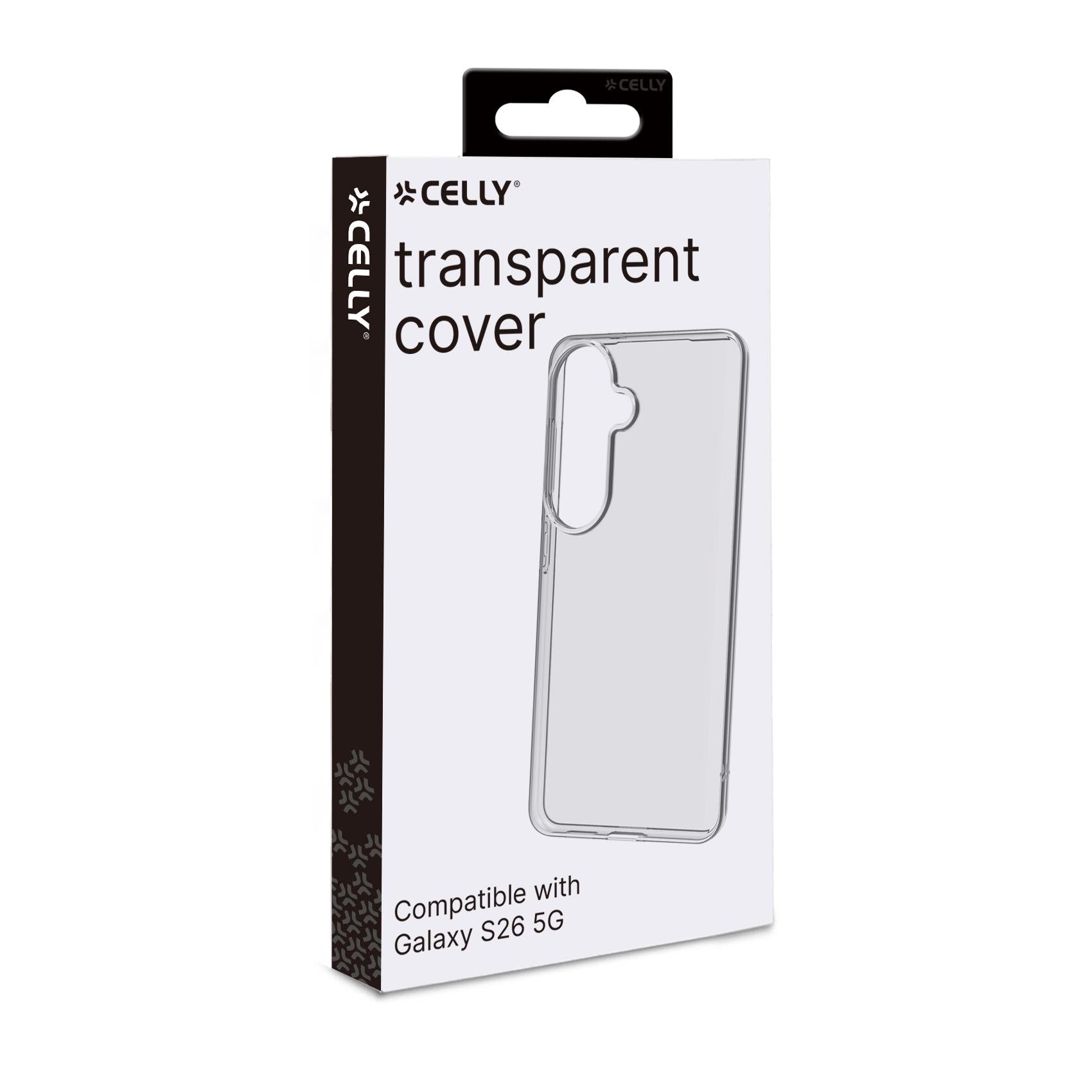 Celly GELSKIN - Transparent TPU Soft Cover Compatible with Galaxy S26 5G