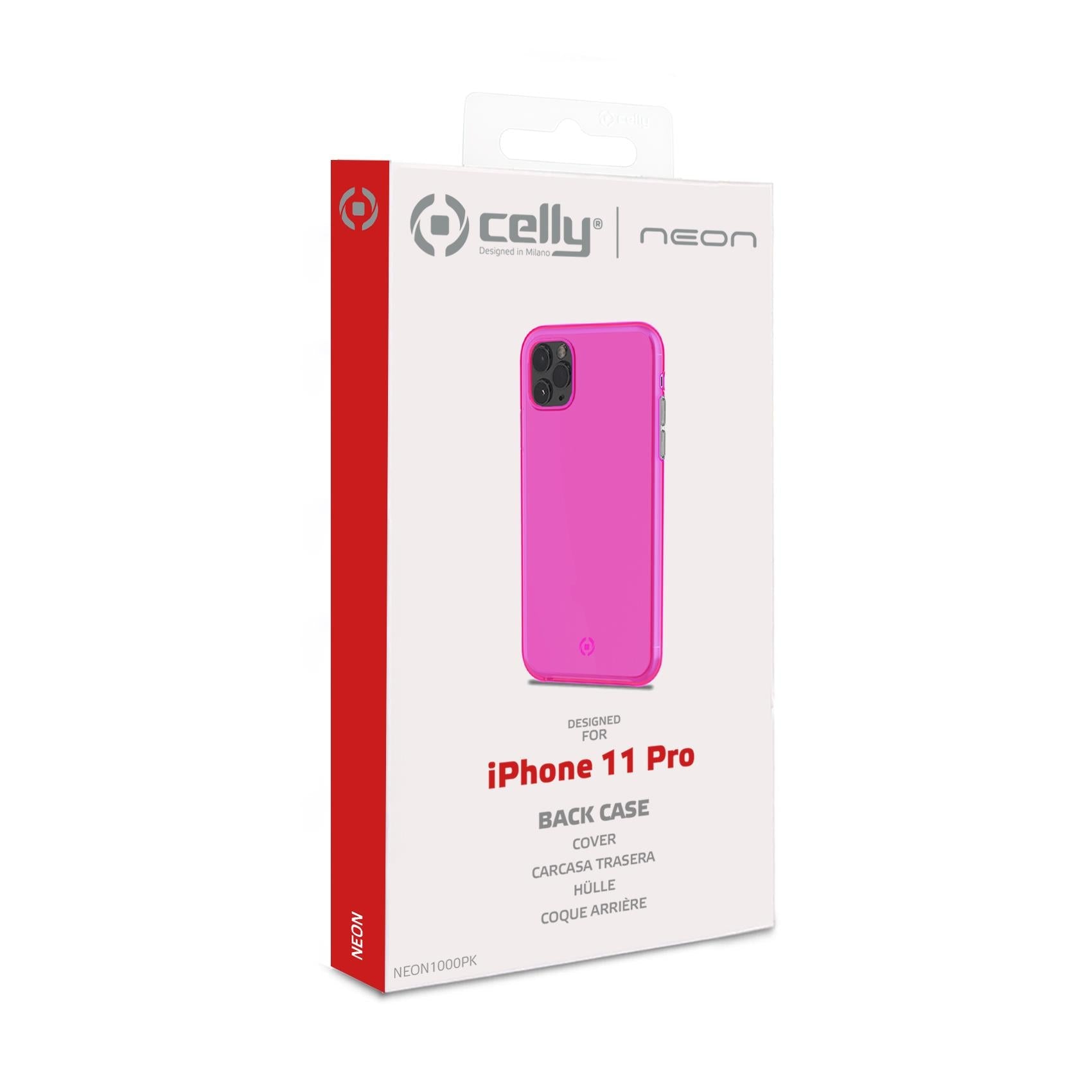 Celly NEON iPhone 11 Pro Pink