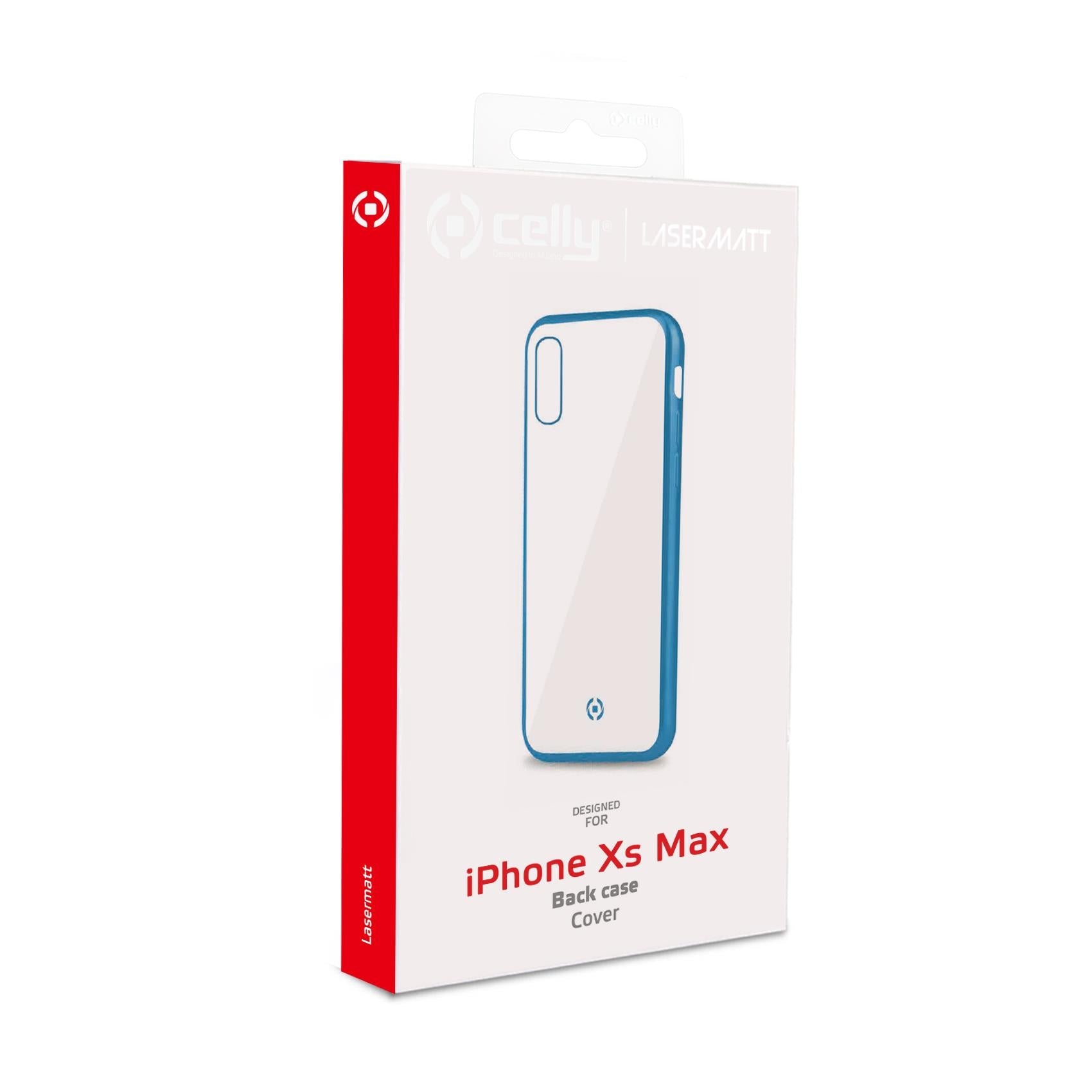 Celly Laser Matt - Apple iPhone XS Max Blue