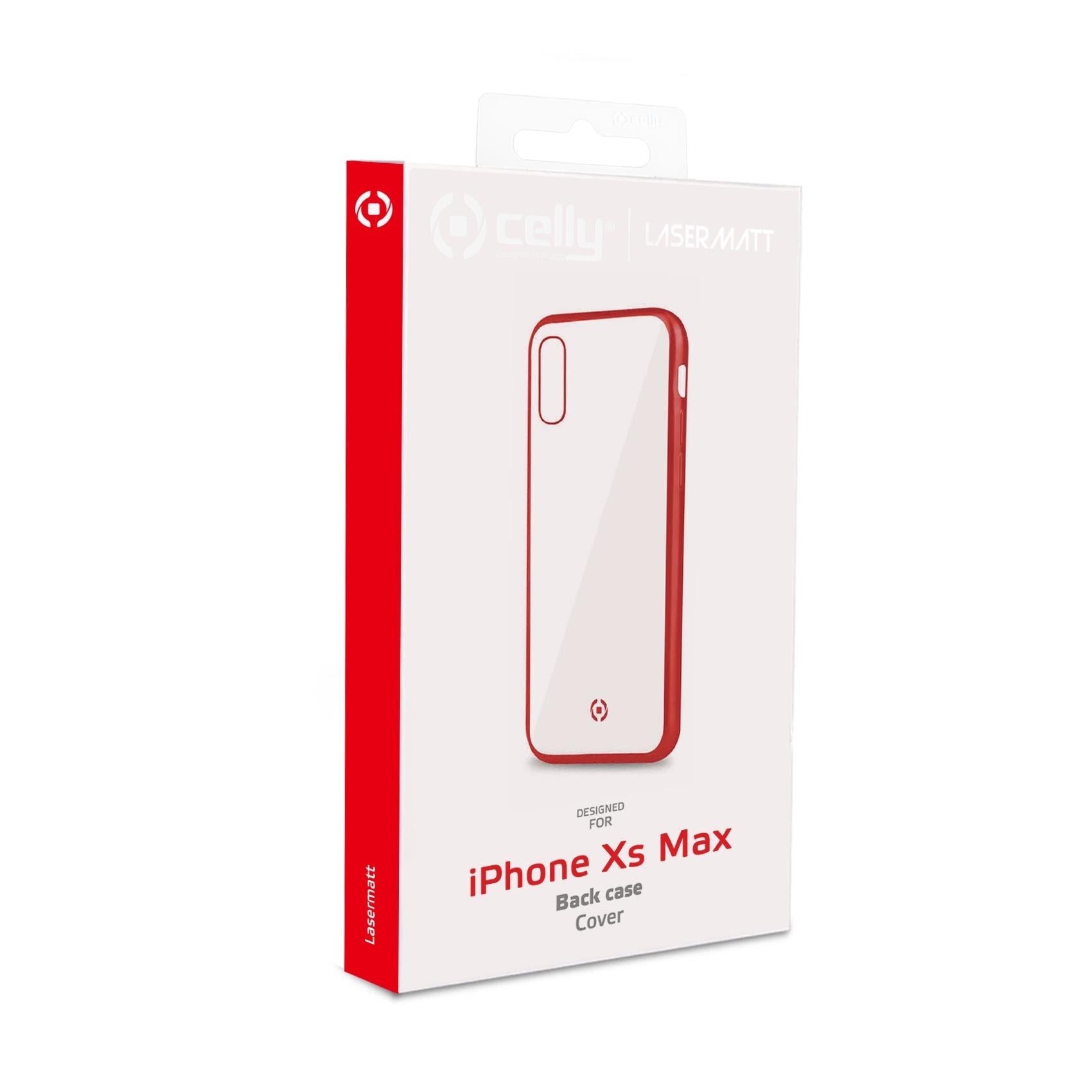 Celly Laser Matt - Apple iPhone XS Max Rot