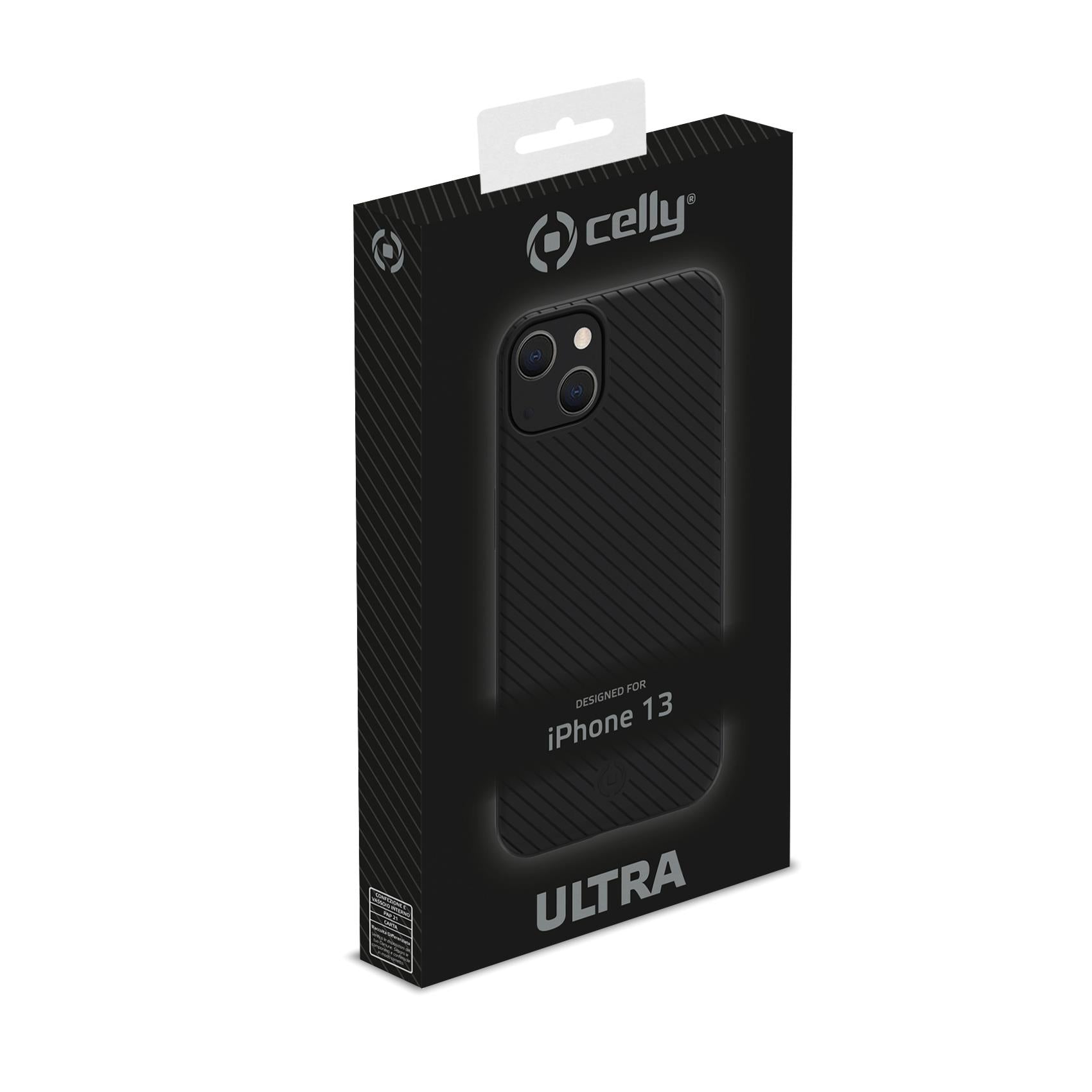 Celly Ultra iPhone 13 / 14/15 Schwarz