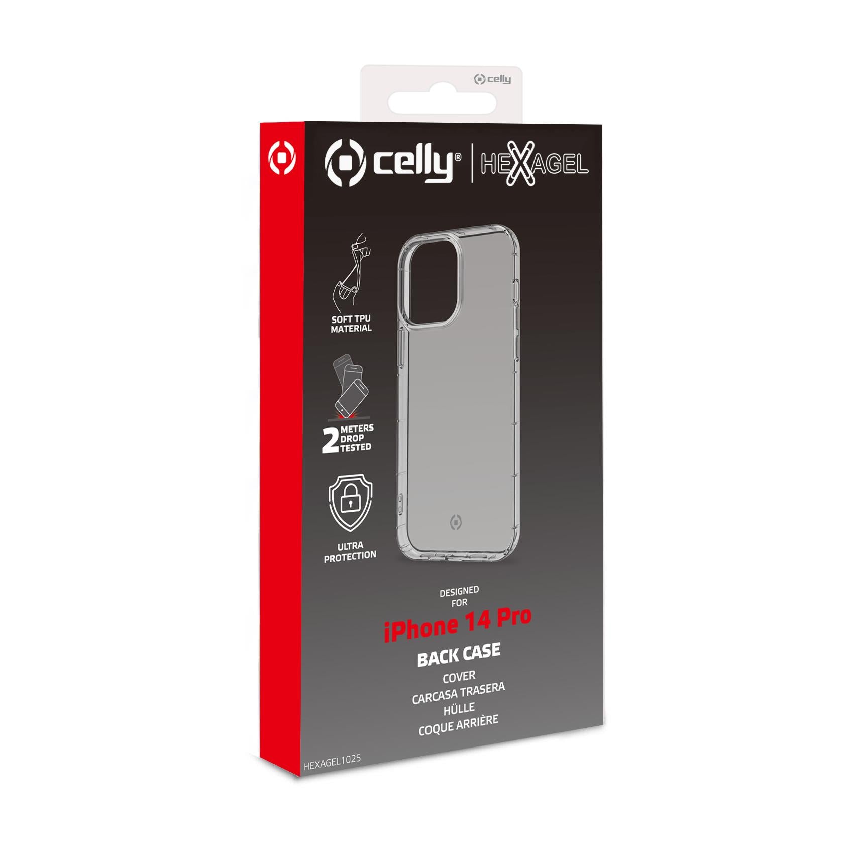 Celly HEXAGEL iPhone 14 Pro White