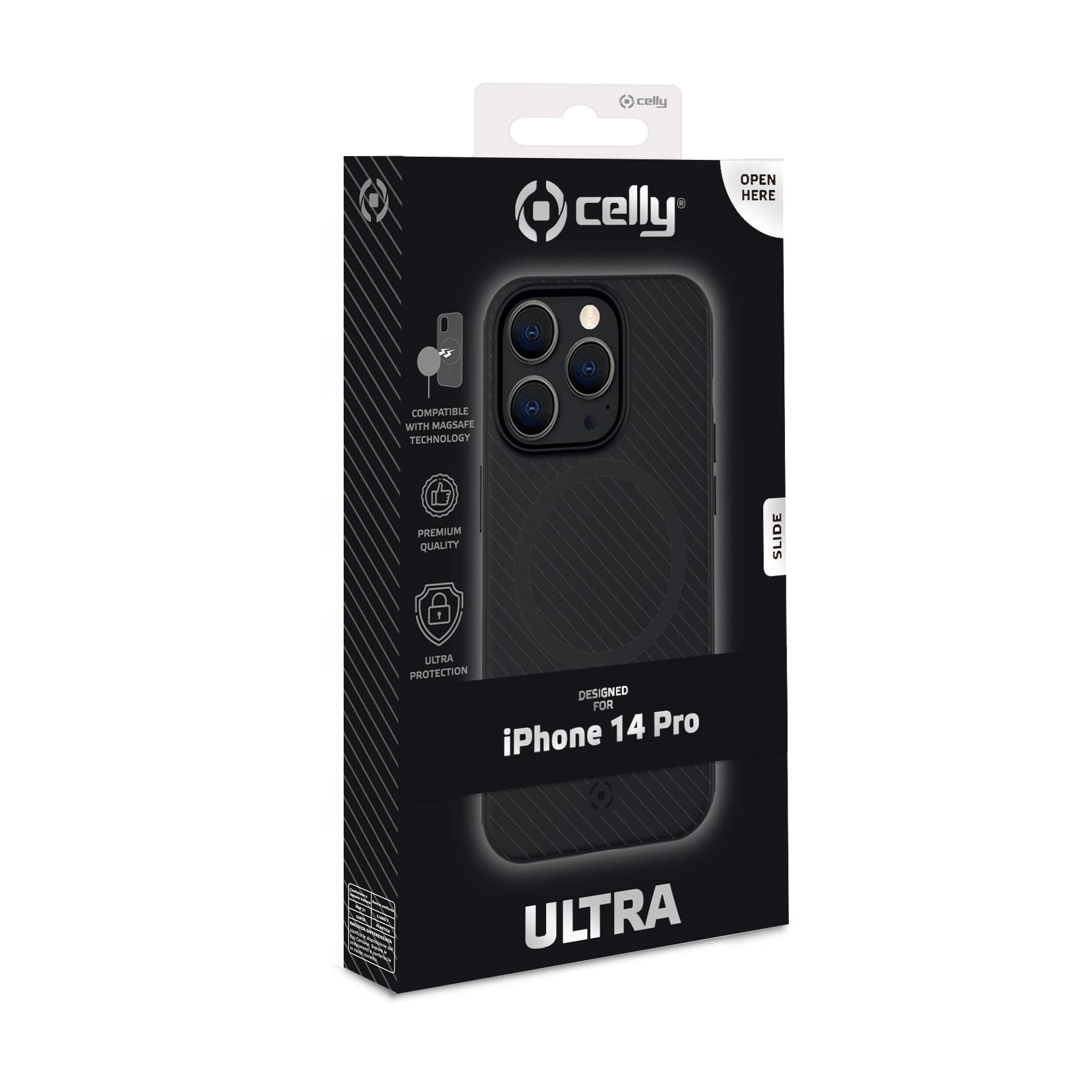 Celly ULTRAMAG for iPhone 14 Pro Black