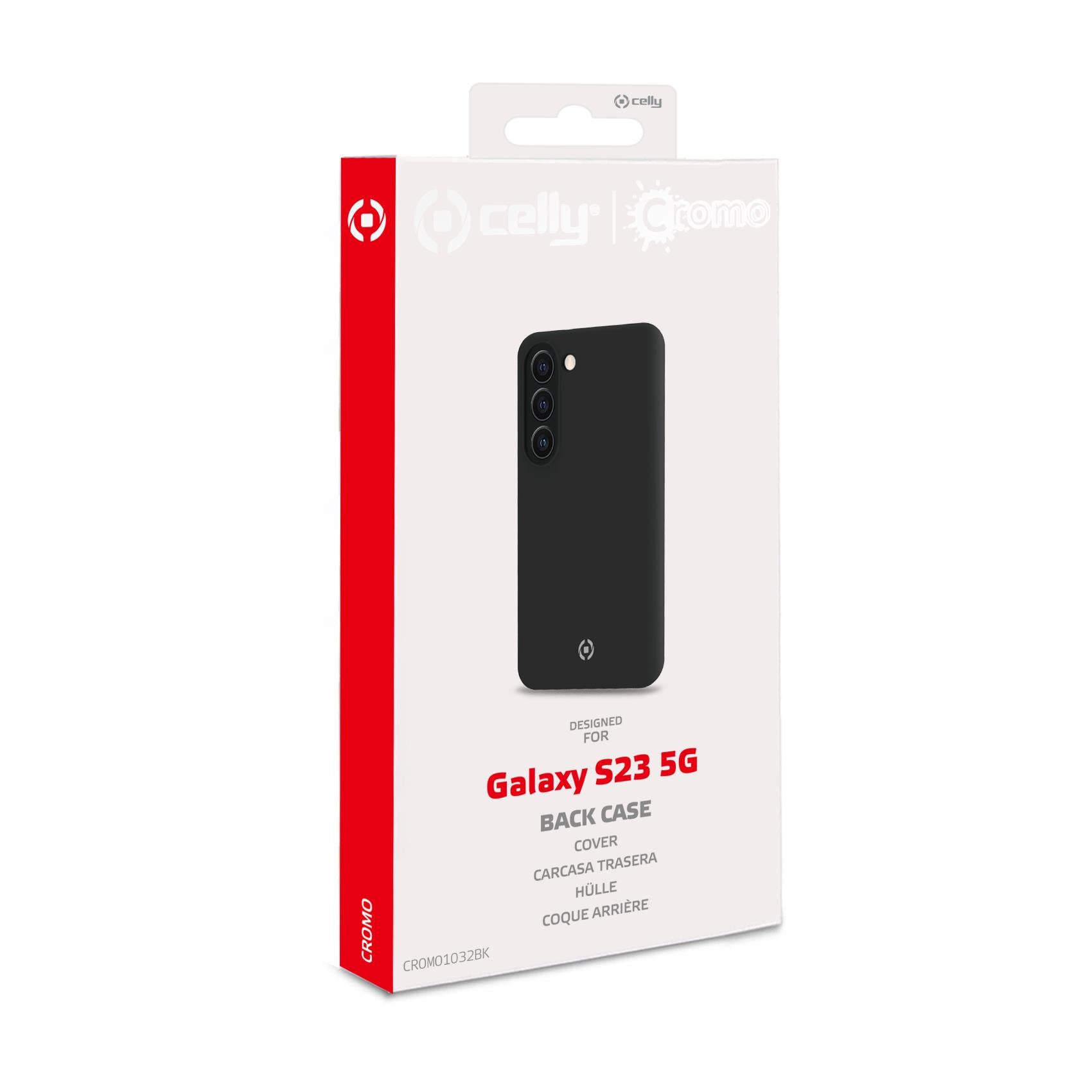 Celly Cromo case for Samsung  S23 5G Black