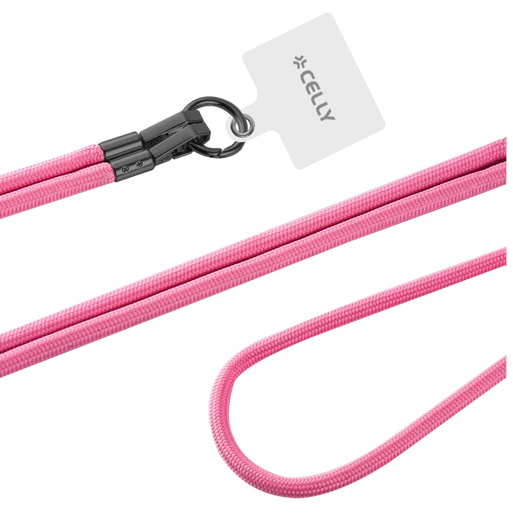 Celly Freedom Lacet - Smartphone -Nackenkette Pink