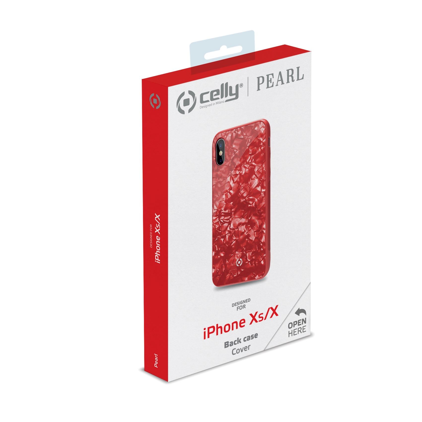 Celly PEARL IPHONE XS/X Red