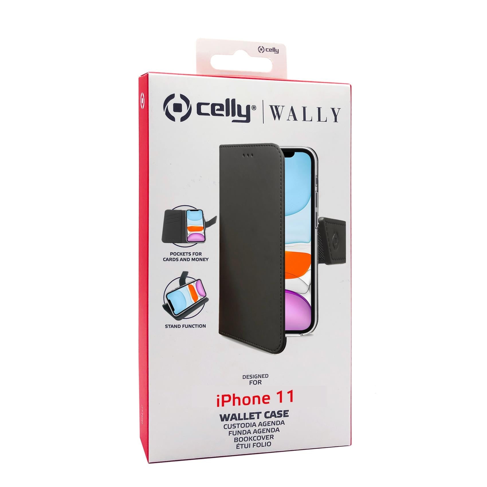 Celly WALLY CASE iPhone 11 BLACK