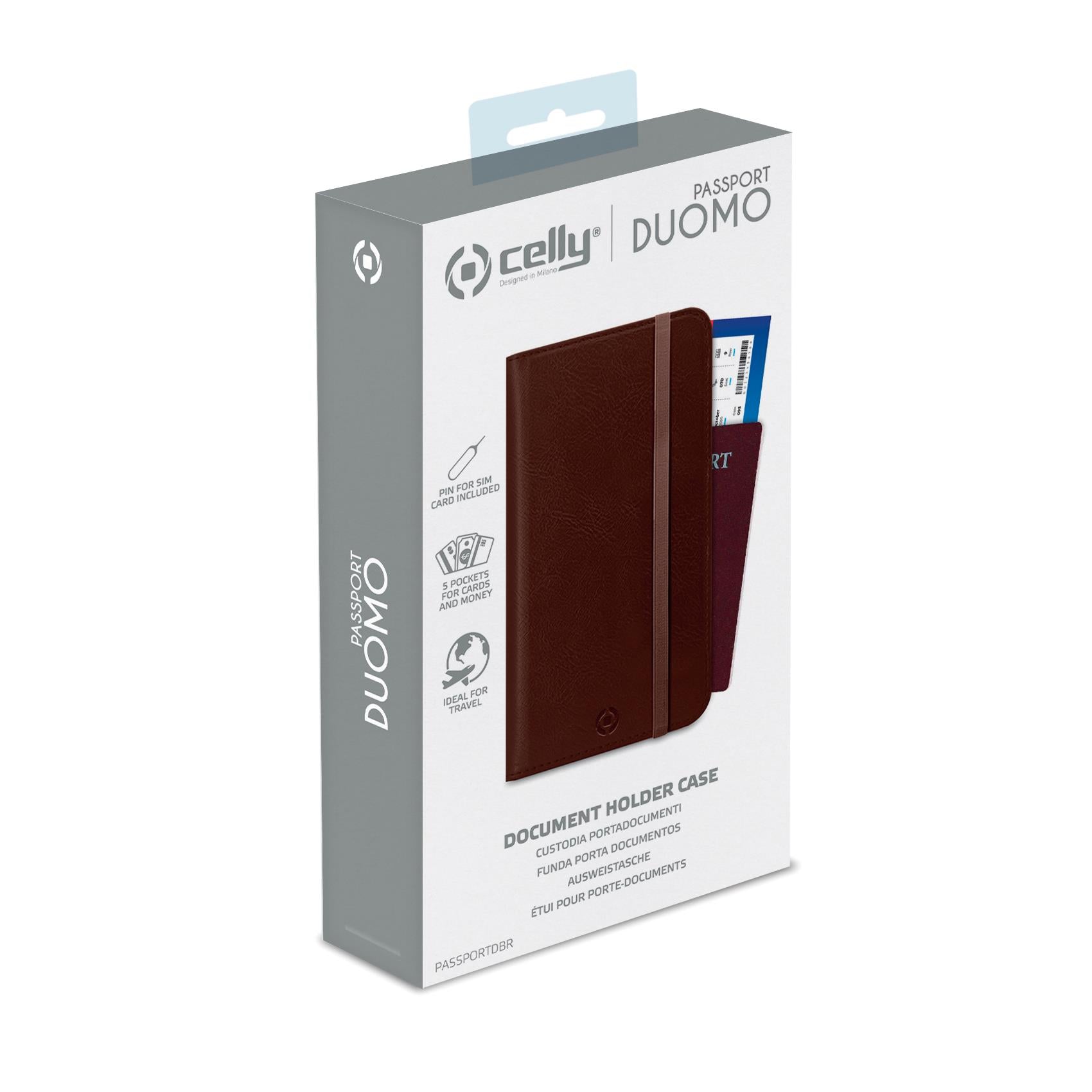 Celly DUOMO PASSPORT BROWN