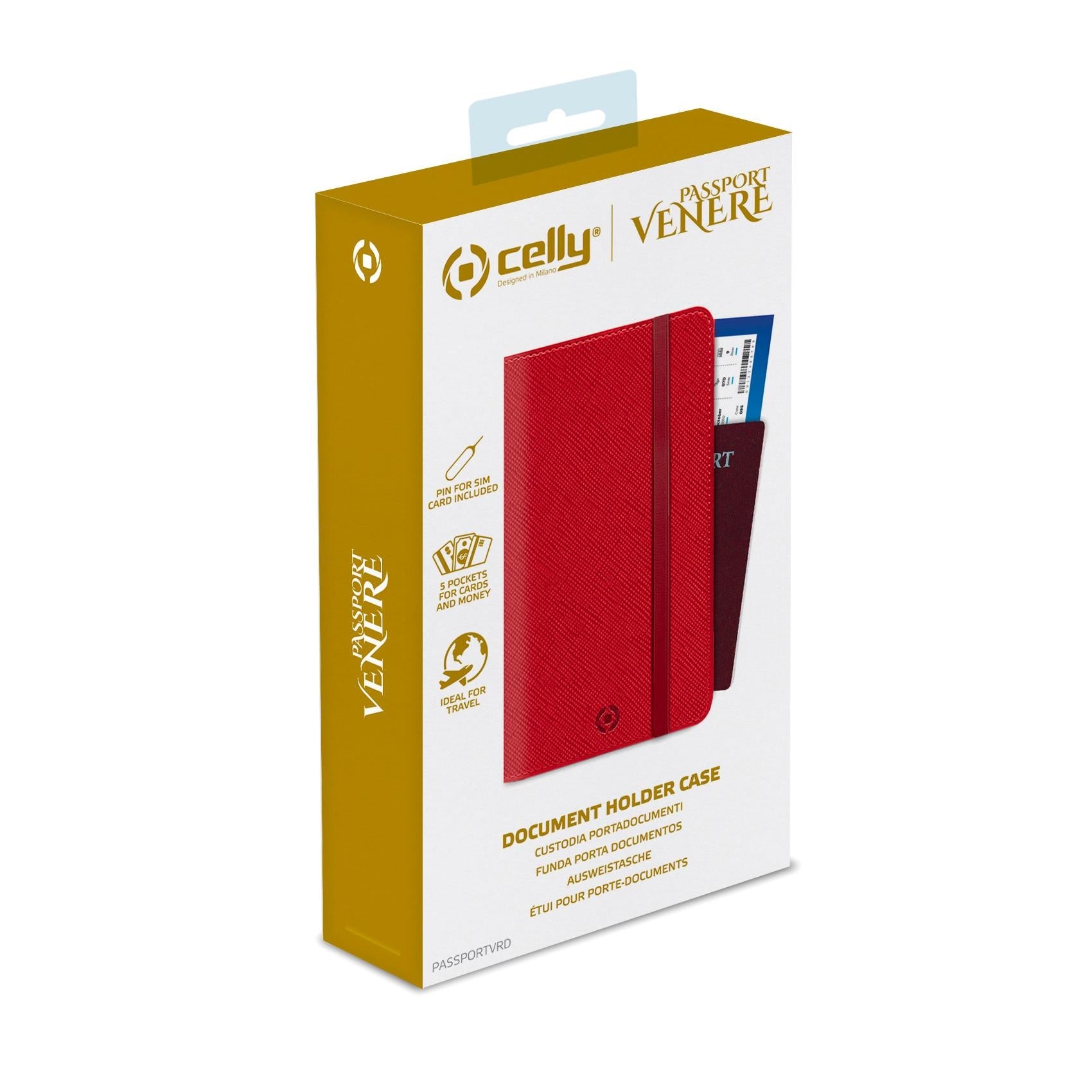 Celly VENERE PASSPORT RED