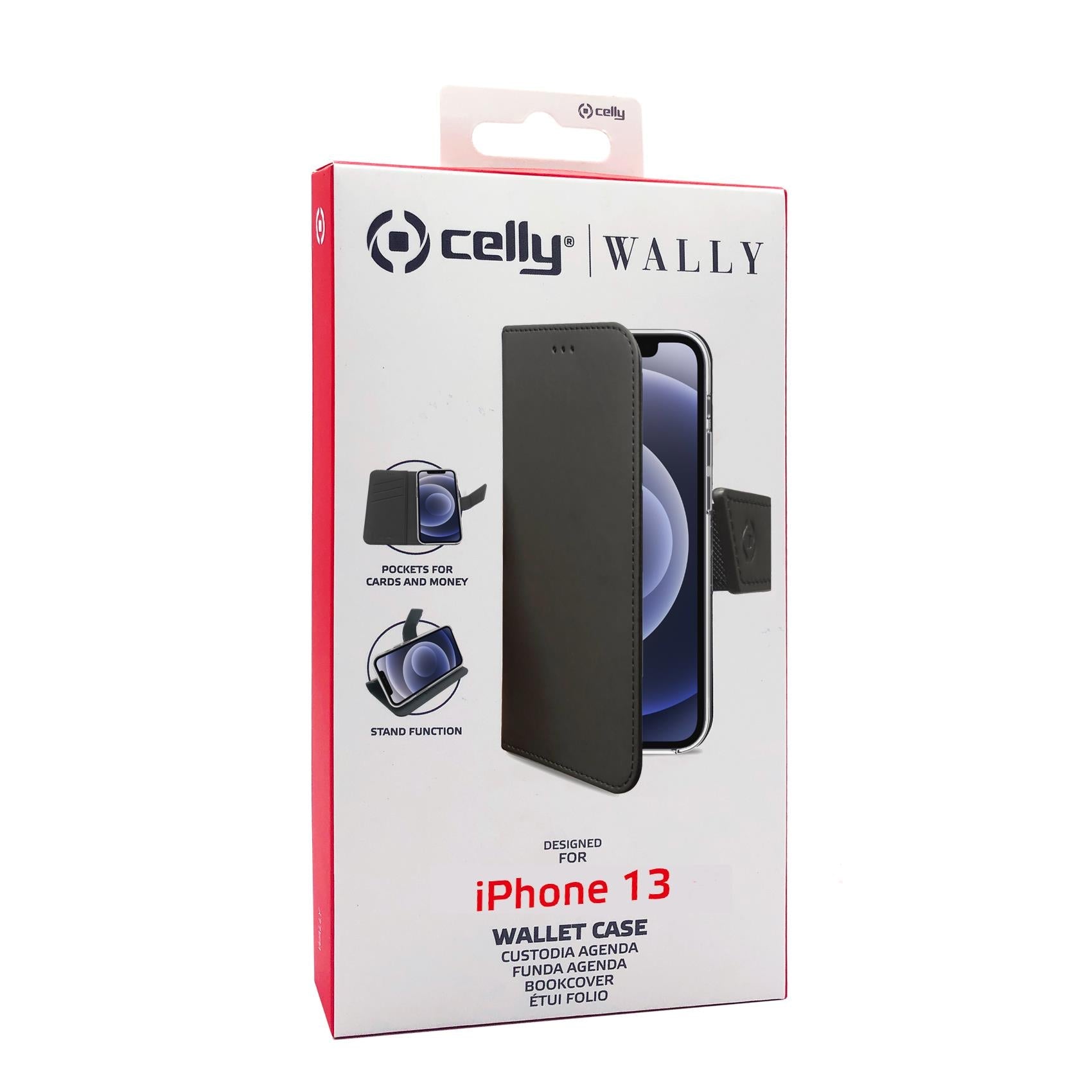 Celly Wally Case iPhone 13 / 14/15 Schwarz