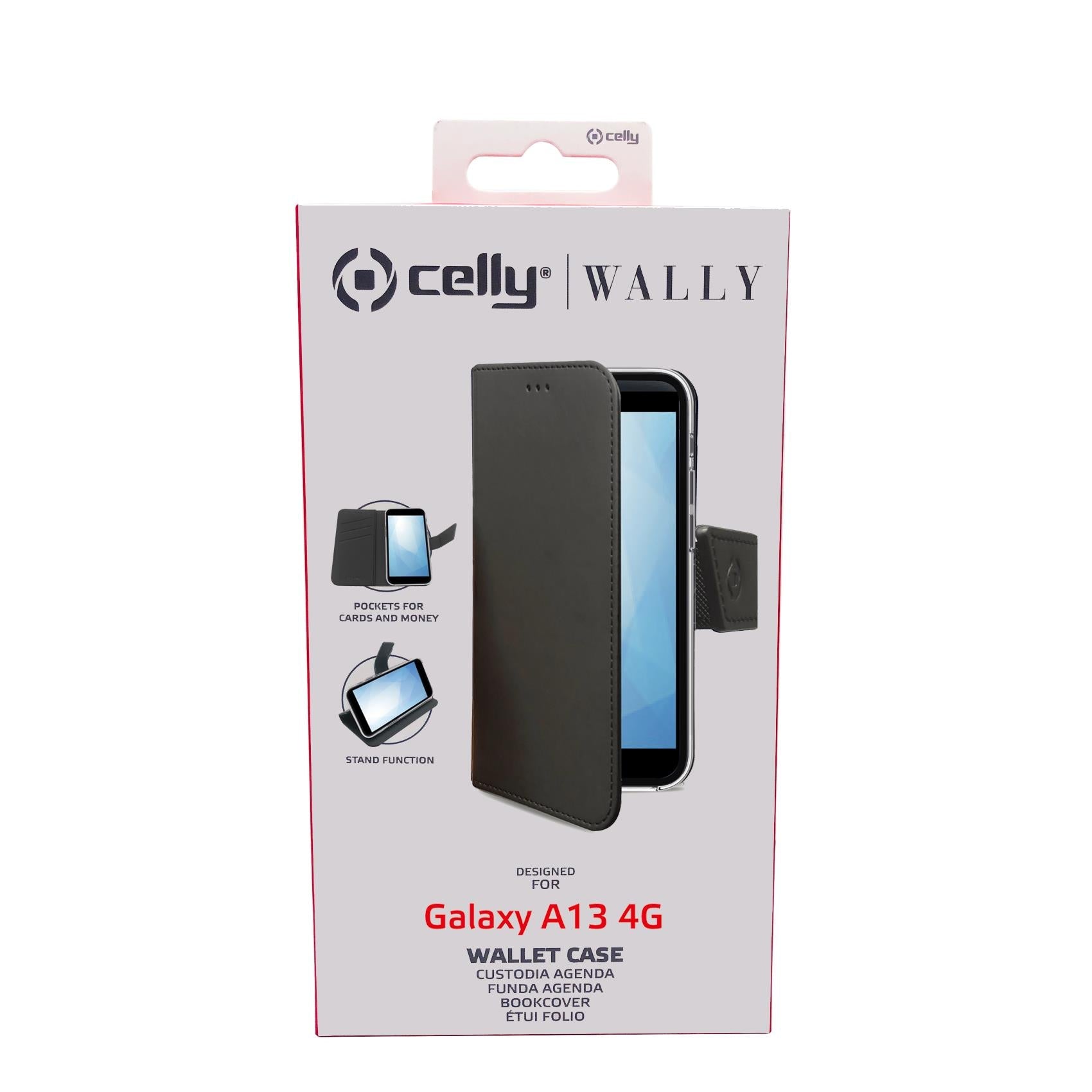 WALLY CASE GALAXY A13 4G / A13 5G / A04S / A04 BLACK