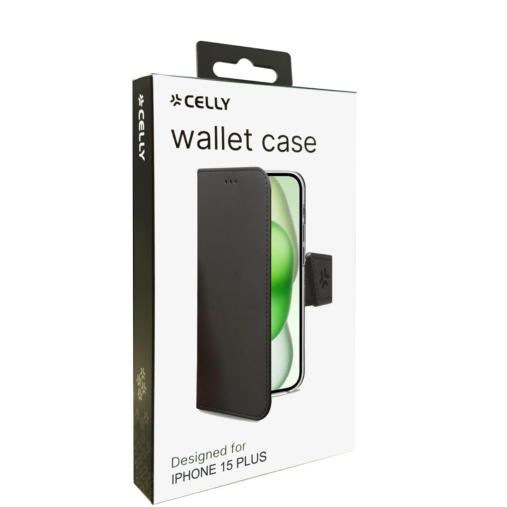 Celly wally cas iphone 15 plus noir