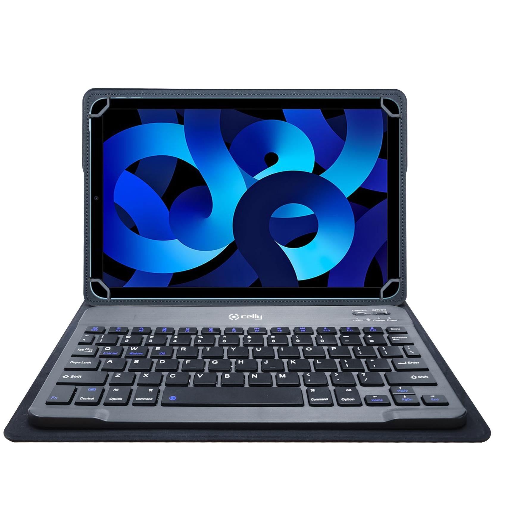 Celly UnikeyBtab - Universal Folio Cover für Tablets Form 9 '' bis 11 '' ''