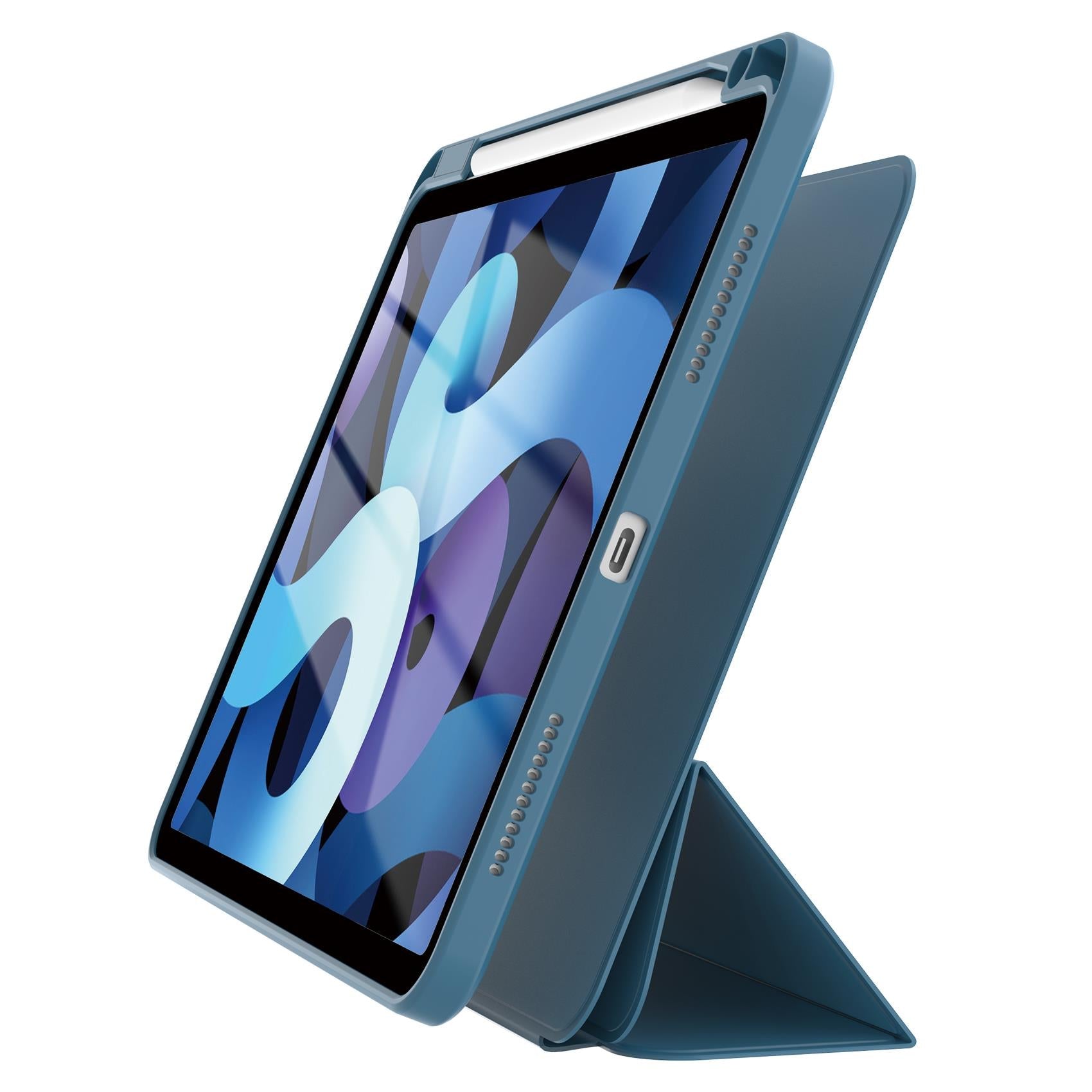 Celly BOOKMAG - Case with magnetic detachable cover for iPad Air 4/5 gen Blue