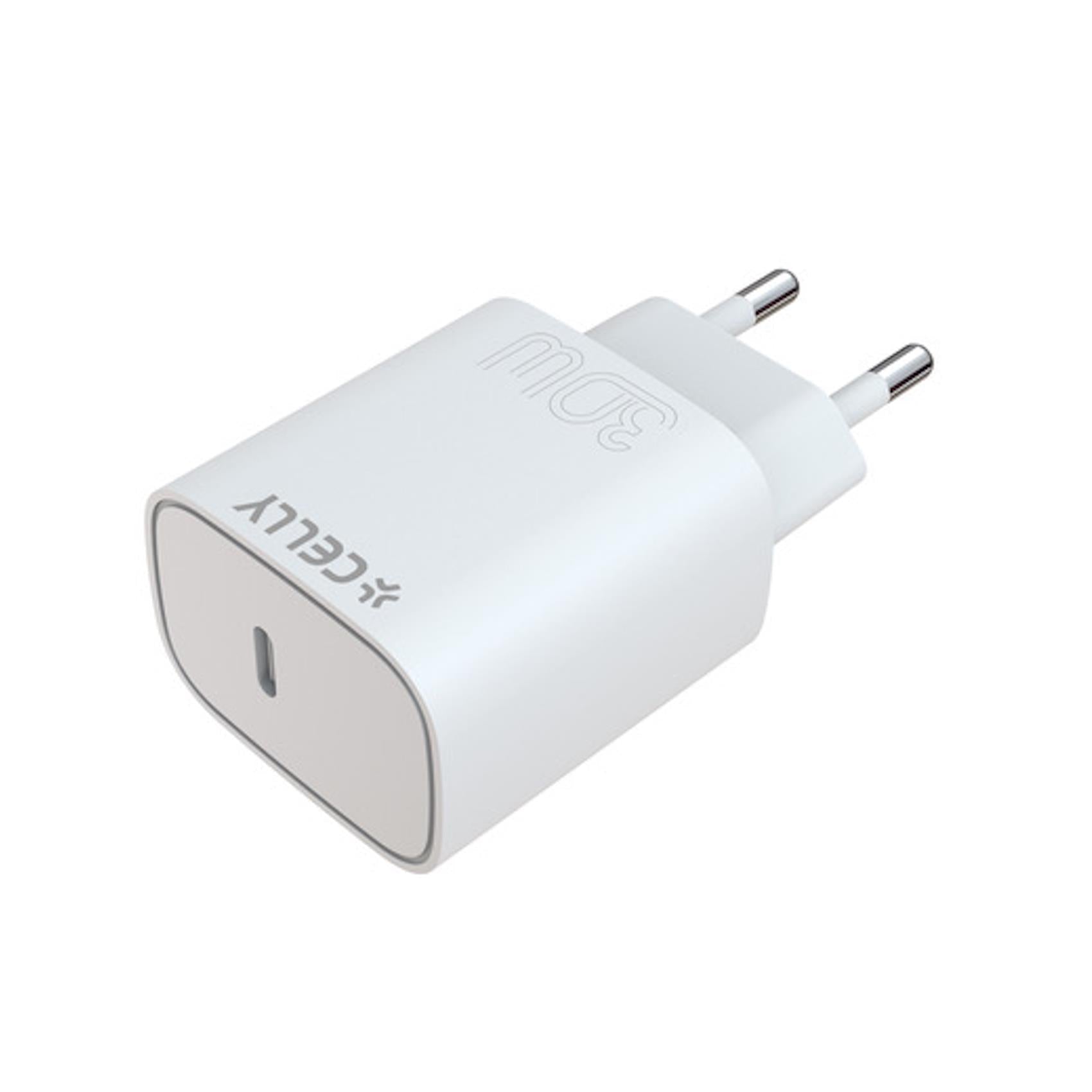 Celly TC1USBC30WEVO - USB-C Wall Charger 30W EVO