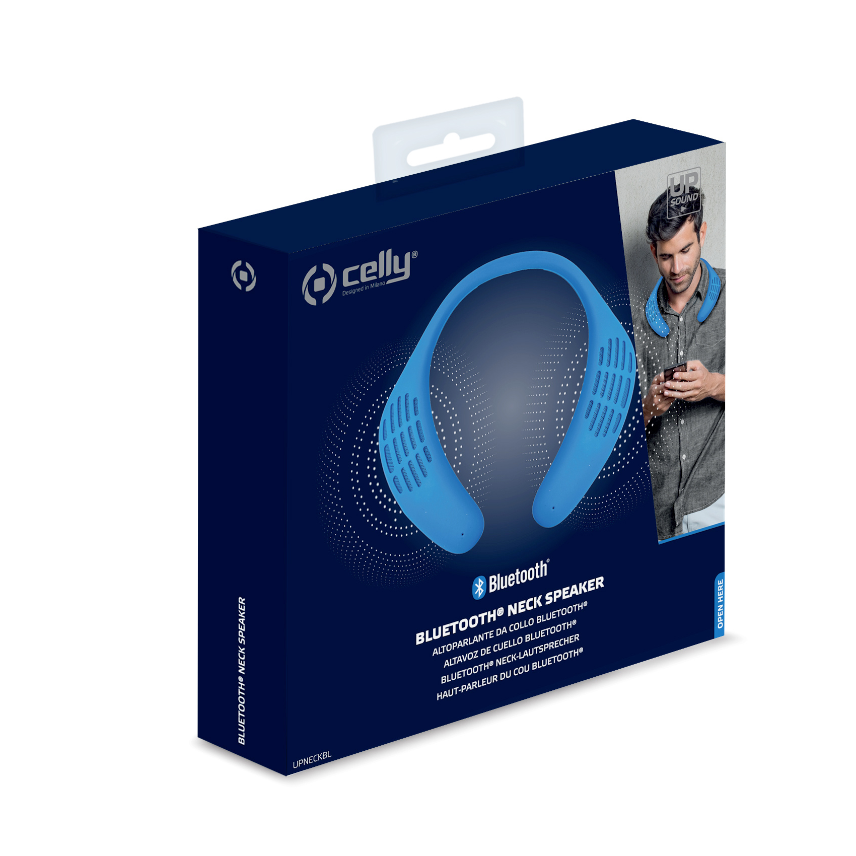 Celly Bluetooth -nekluidspreker blauw