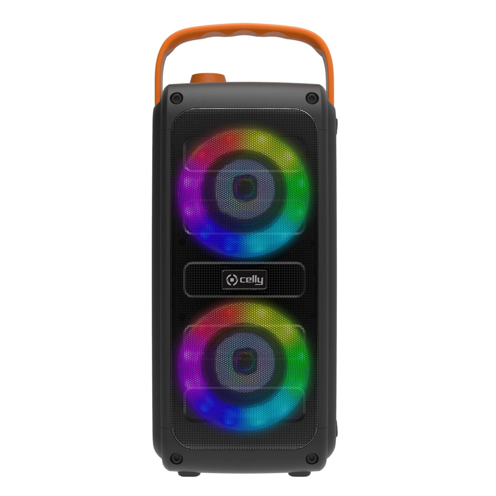 Celly KidsPartyrgb - Draadloze luidspreker RGB -lichten en microfoon 10W