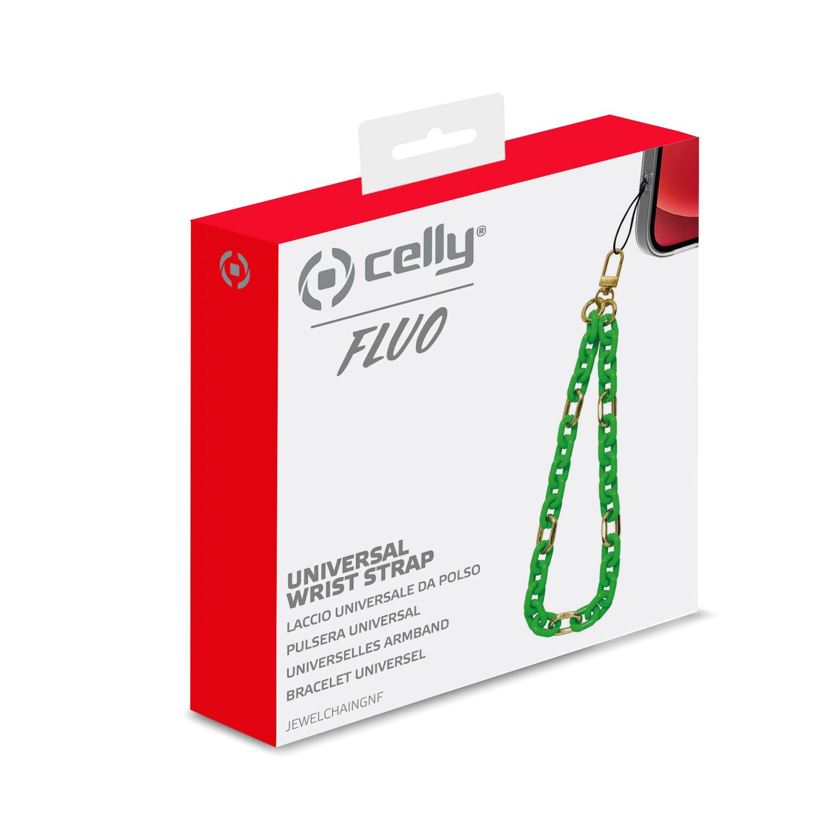 Celly JEWELCHAIN - Smartphone Wrist Chain green