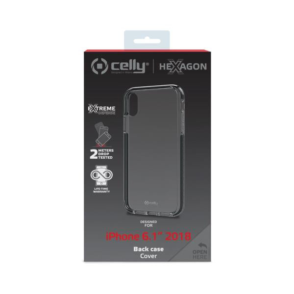 Celly HEXAGON iPhone XR Black