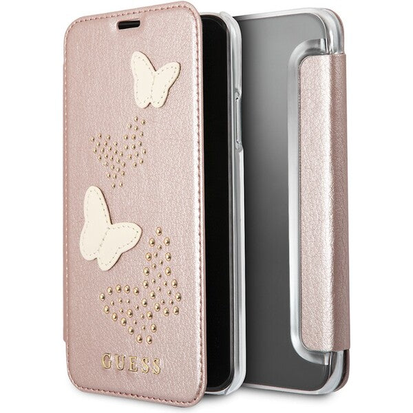 Guess Studs and Sparkle Book Case iphone X