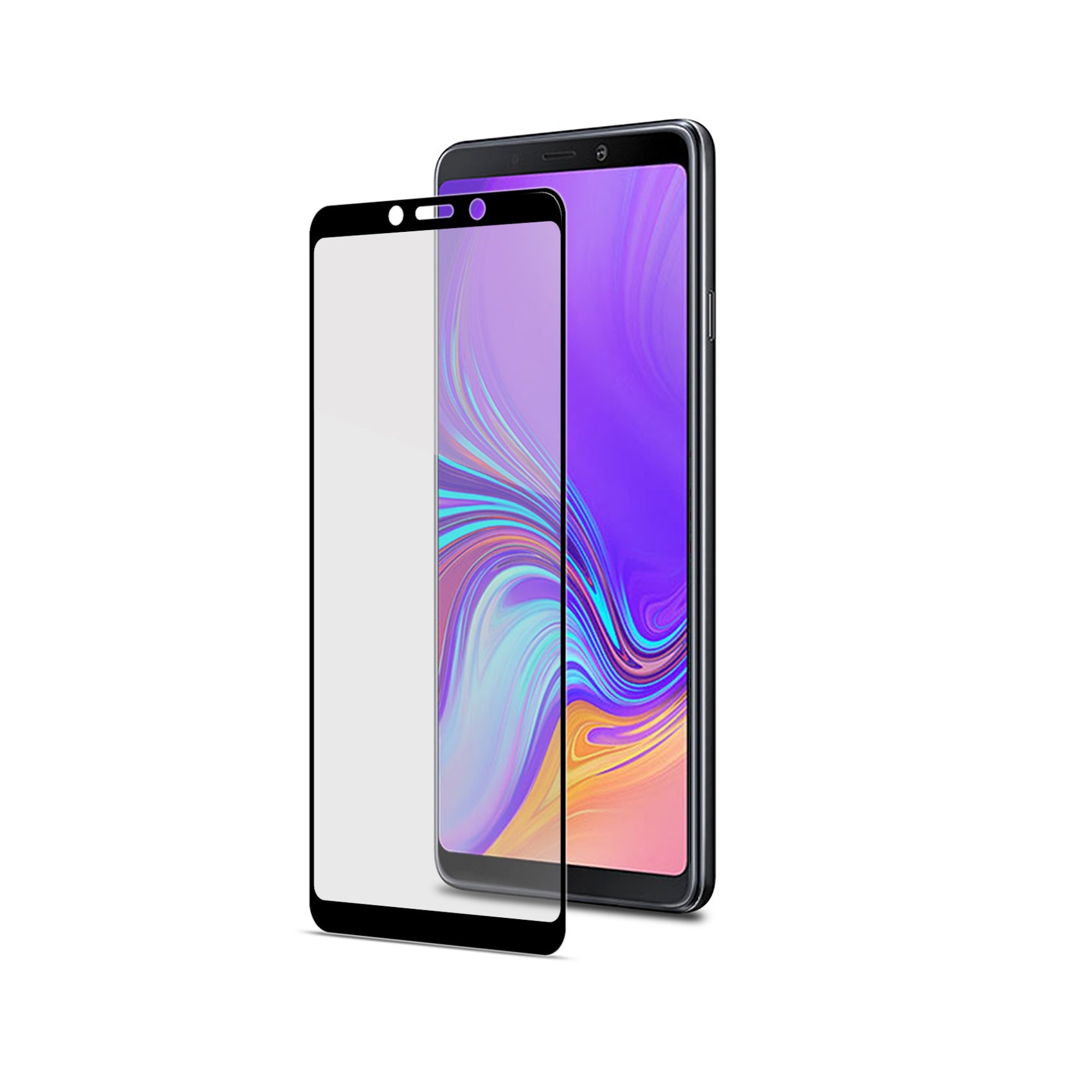 FULL GLASS GALAXY A9 2018 BLACK