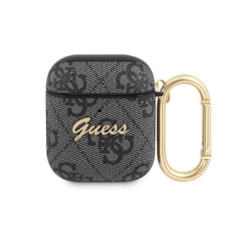 GUESS GUA24GSMK AirPods 1/2 Cover Gray 4G Script Metal Collection