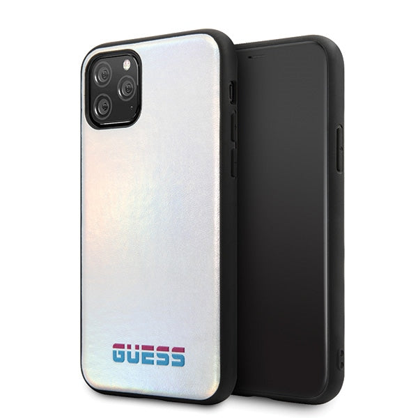 Guess GUHCN58BLD iPhone 11 Pro silver hard case Iridescent