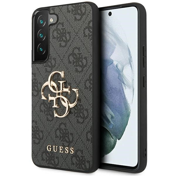 Guess GUHCS23S4GMGGR Galaxy S23 S911 grey hardcase 4G Big Metal Logo