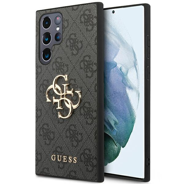 Guess GUHCS24S4GMGGR S24 S921 black hardcase 4G Big Metal Log