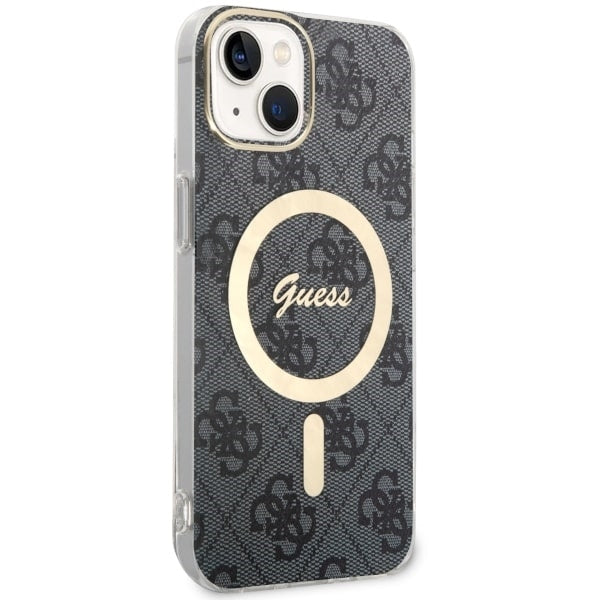 Guess GUHMP14MH4STK iPhone 14 Plus black hardcase 4G MagSafe