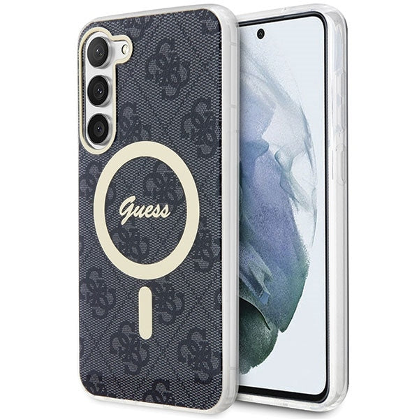 Guess GUHMS23MH4STK Galaxy S23+ S916 Black hardcase 4G MagSafe