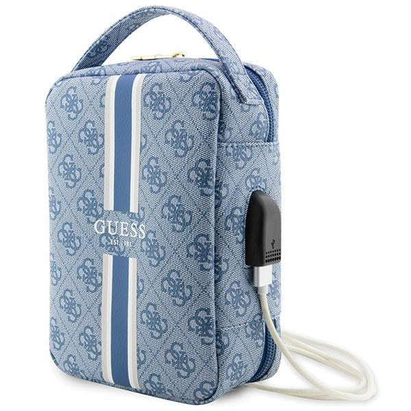 Guess Bag GUHBP4RPSB Organizer blue 4G Printed Stripes