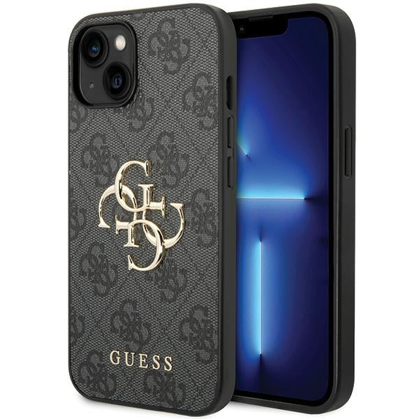 Guess GUHCP15S4GMGGR iPhone 15 / 14 / 13 Grey hardcase 4G Big Metal Logo