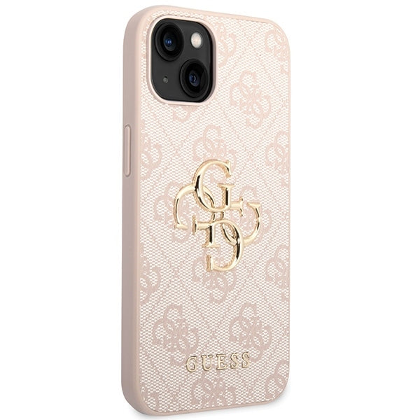 Guess GUHCP15S4GMGPI iPhone 15 / 14 / 13 Pink hardcase 4G Big Metal Logo