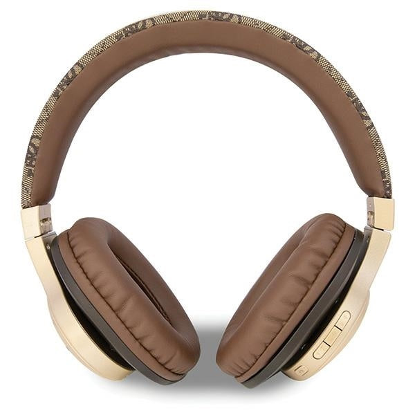 Guess on-ear headphones Bluetooth GUBH604GEMW brown 4G Script