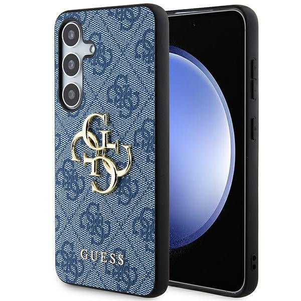 Guess GUHCS24S4GMGBL S24 S921 blue hardcase 4G Big Metal Logo