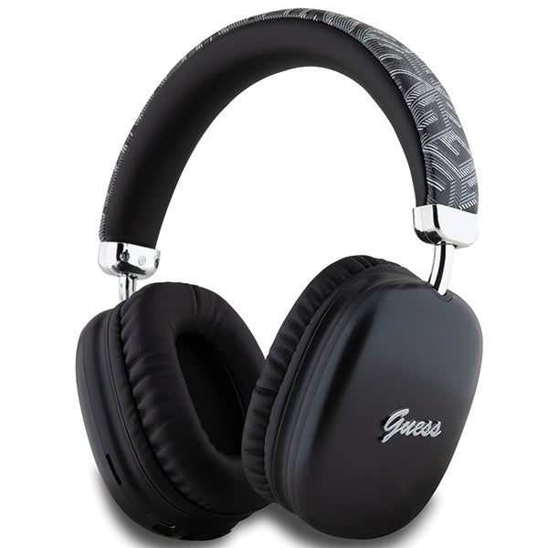 Guess Bluetooth on-ear headphones GUBHK1GCTCSK black Metallic Script Logo