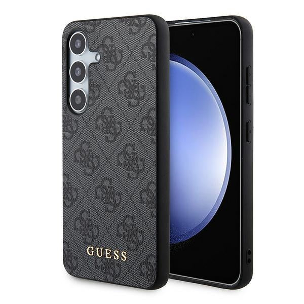 Guess GUHCS24SG4GFGR S24 S921 black hardcase 4G Metal Gold Logo