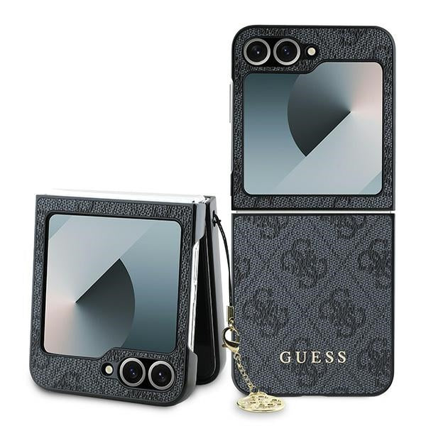 Guess GuHCZF6GF4GGR Z FLIP6 F741 Black 4G Charm