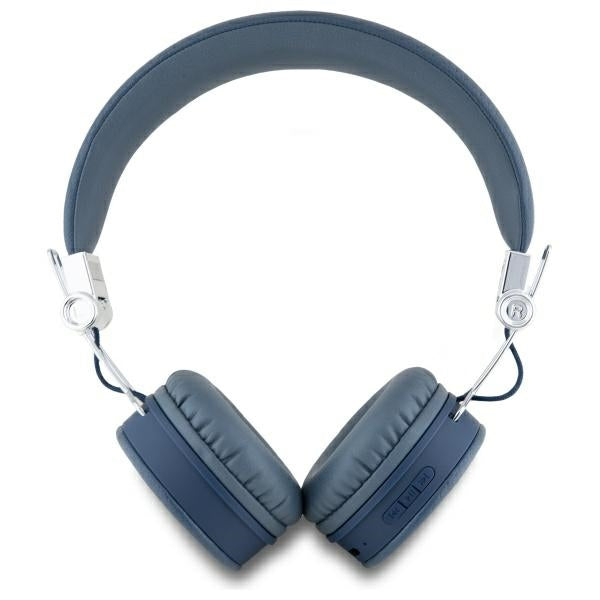 Guess Bluetooth GUBH70PGTSPSB on-ear headphones blue Grained Classic Round Shape