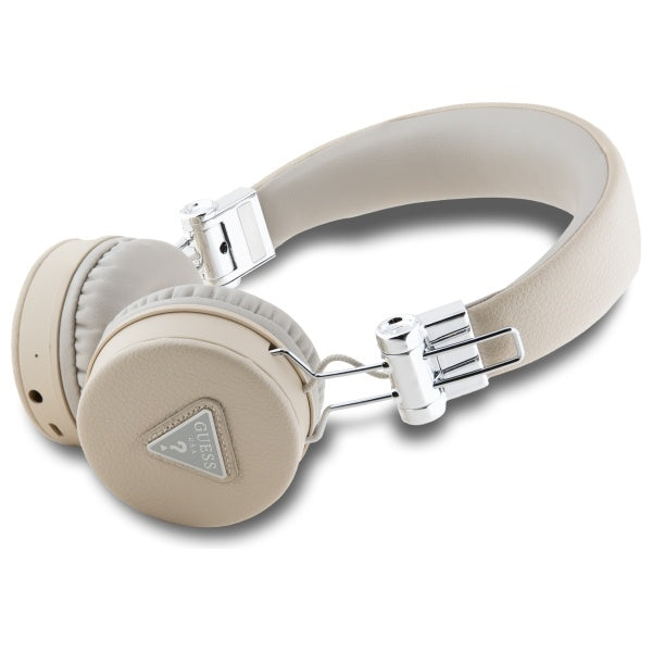 Guess Bluetooth ENC GUBH70PGTSPSE on-ear headphones beige Grained Classic Round Shape