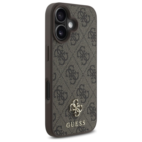 Guess GUHMP16SP4SM4MW iPhone 16 brown hardcase 4G Small Classic MagSafe