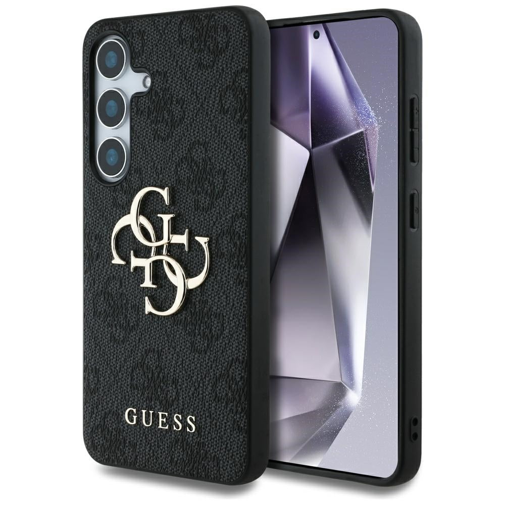 Guess GUHCS25S4GMGGR Galaxy S25 Black hardcase 4G Big Metal Logo