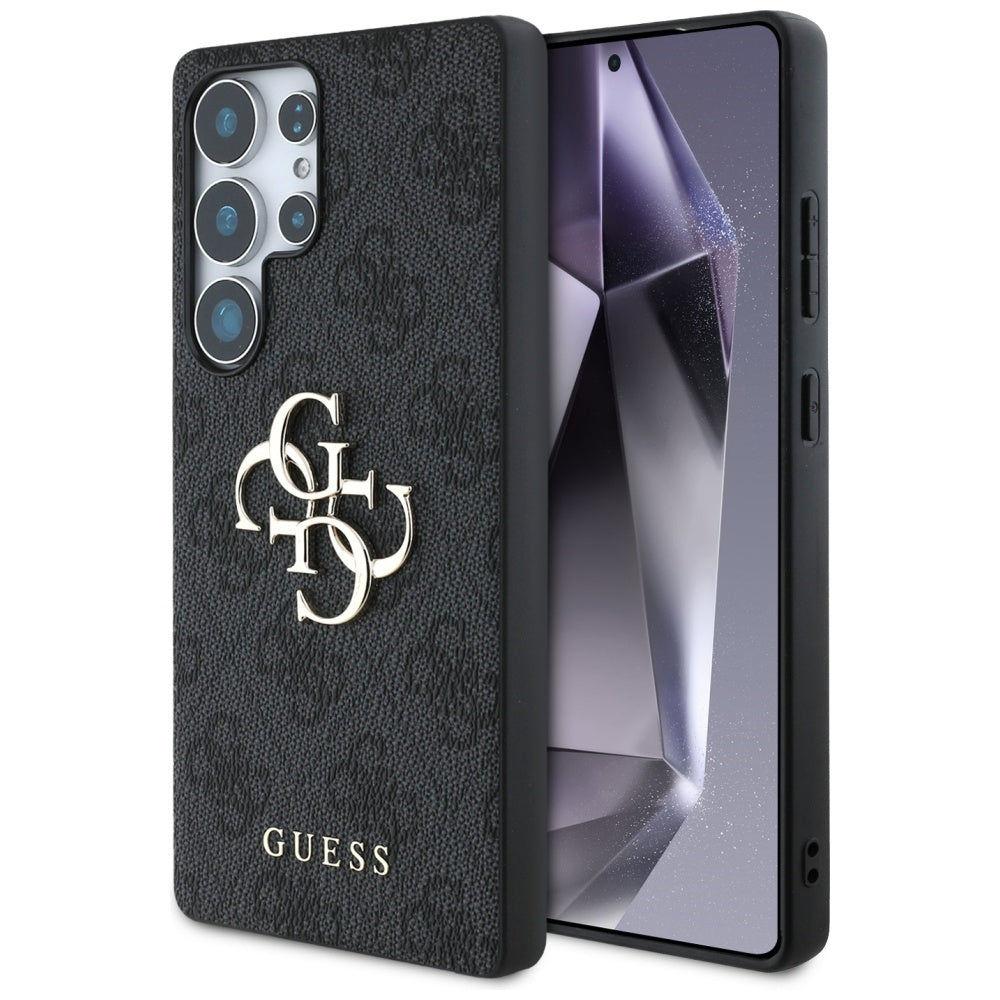 Guess GUHCS25L4GMGGR Galaxy S25 Ultra Black hardcase 4G Big Metal Logo