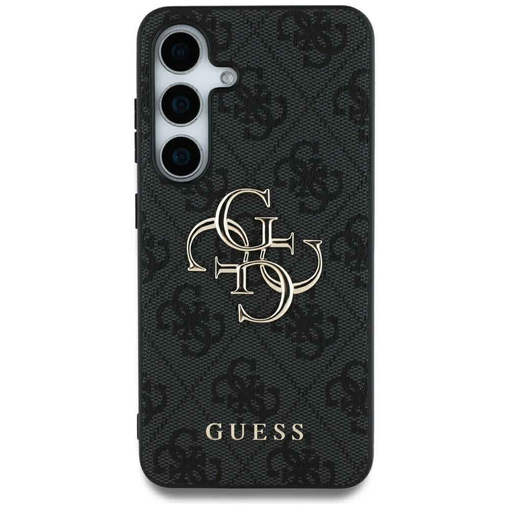 Guess GUHCS25L4GMGGR Galaxy S25 Ultra Black hardcase 4G Big Metal Logo