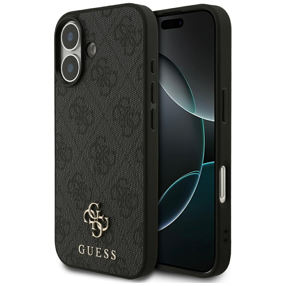 Guess GUHMP17SP4SM4MK 4G Small 4G and Classic MagSafe case for iPhone 17 Black
