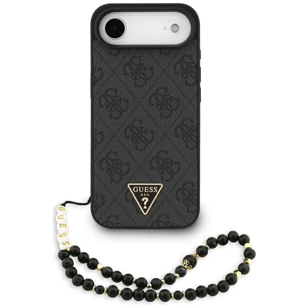 Guess GUHMP17MP4TSDPPSK 4G Strap Triangle Logo MagSafe for iPhone 17 Air black