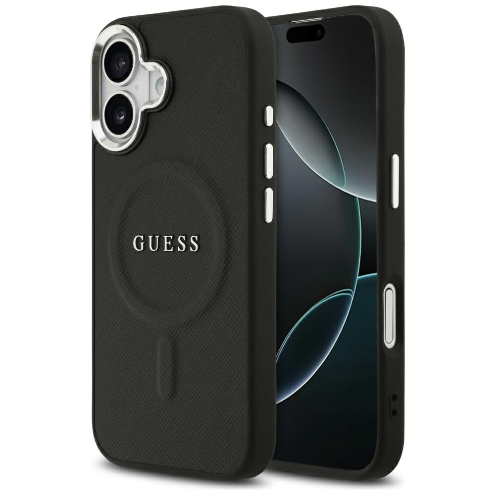 GUESS GUHMP17SPSAREGSK MagSafe Hardcase Classic Logo black for iPhone 17