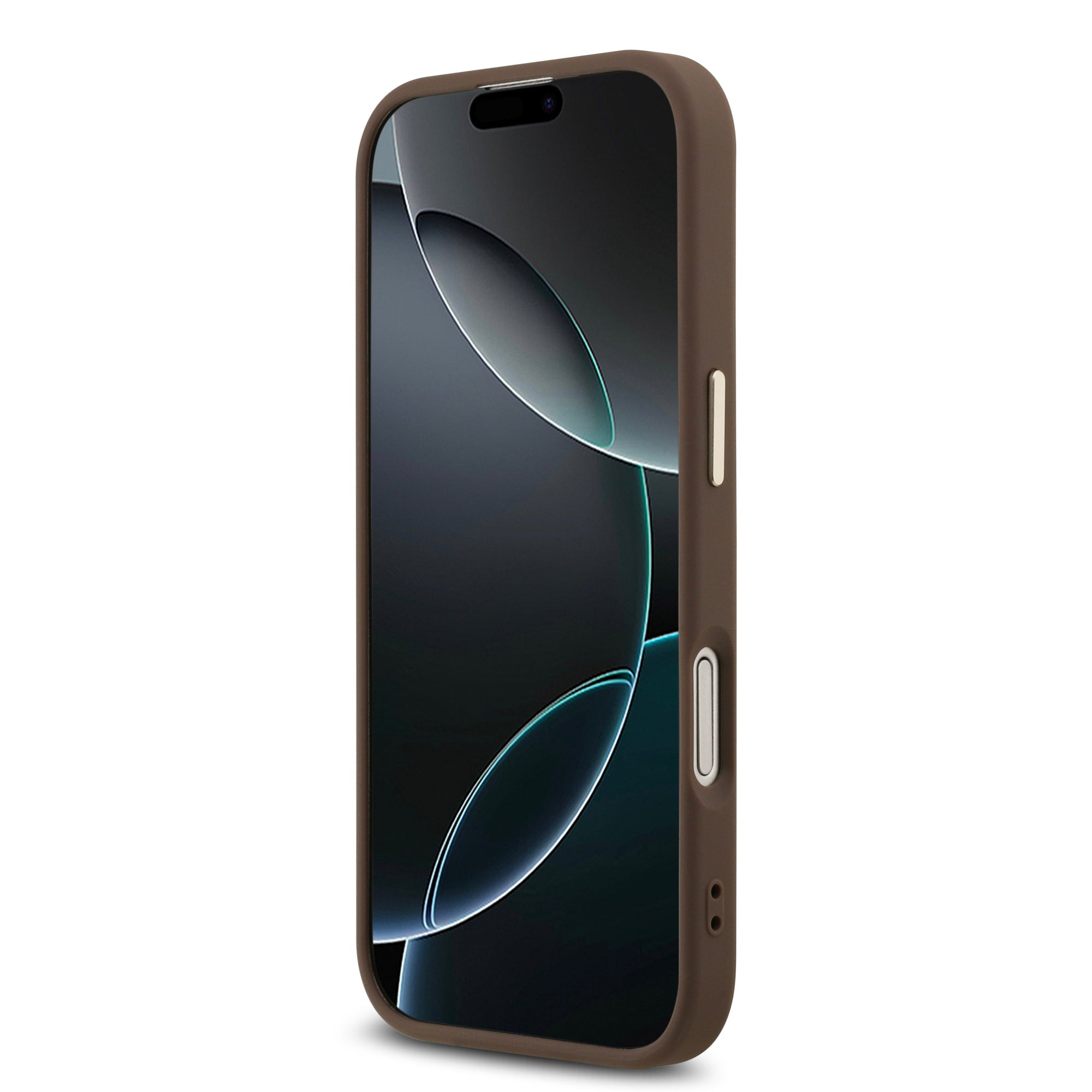 GUESS GUHCP17S4GMGCBR HardCase 4G PU W/ Big 4G Classic Logo GD Brown iPhone 17